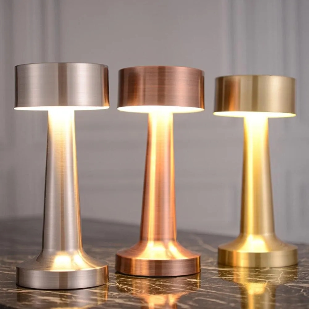Decor Lighting Lamps - Kazeach Vintage Dumbbell Table Lamp, Touch