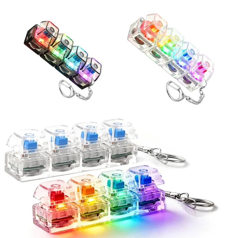 Pendant Light Shade - 2026 New High-Transparency Four-Button Light-Emitting Stress-Relief