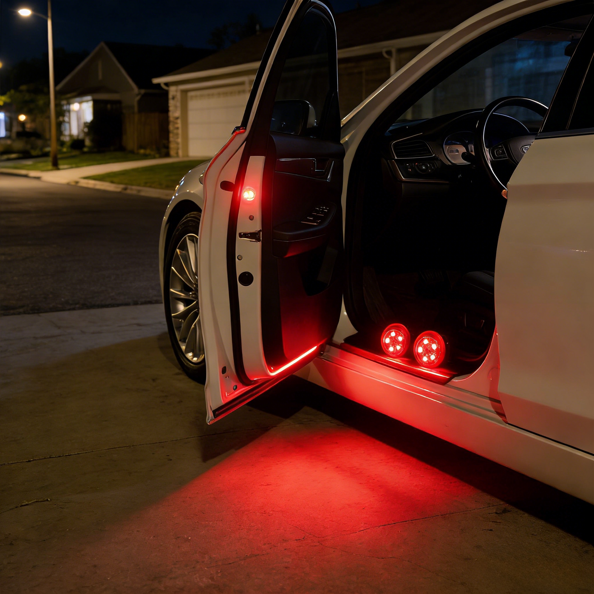 Lzpz Rui Decor Lighting Store - 2Pcs Universal Car Door Light -