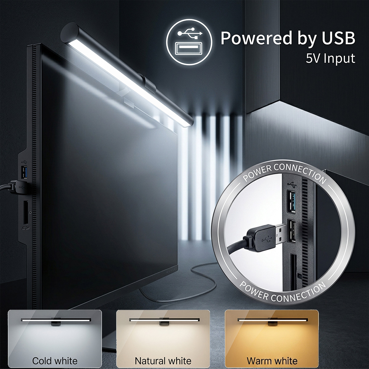 USB Powered LED Computer Scree - Touch Dimmer Lamp recensione e prezzo
