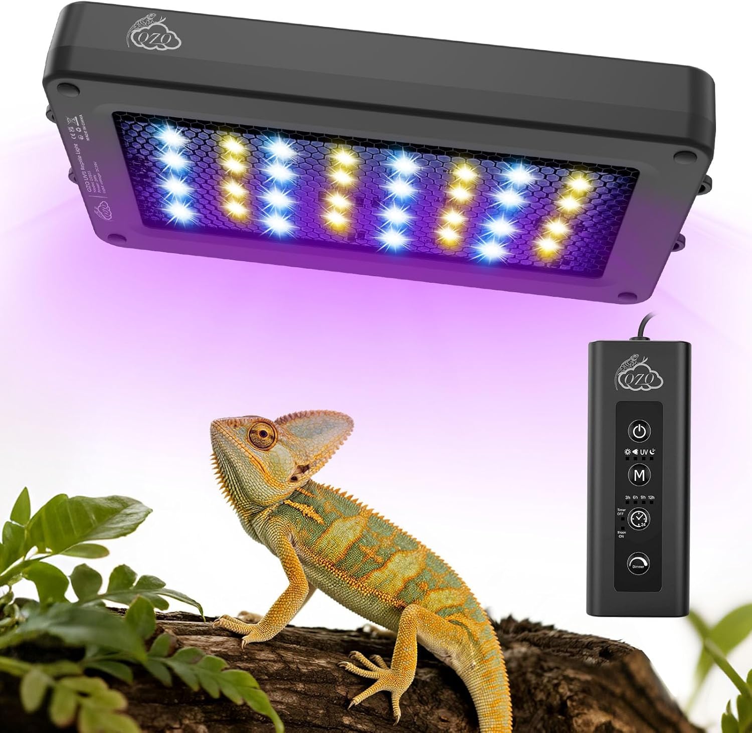 24W LED UVA UVB Reptile Lamp w - Gecko Lighting & Decor recensione e prezzo