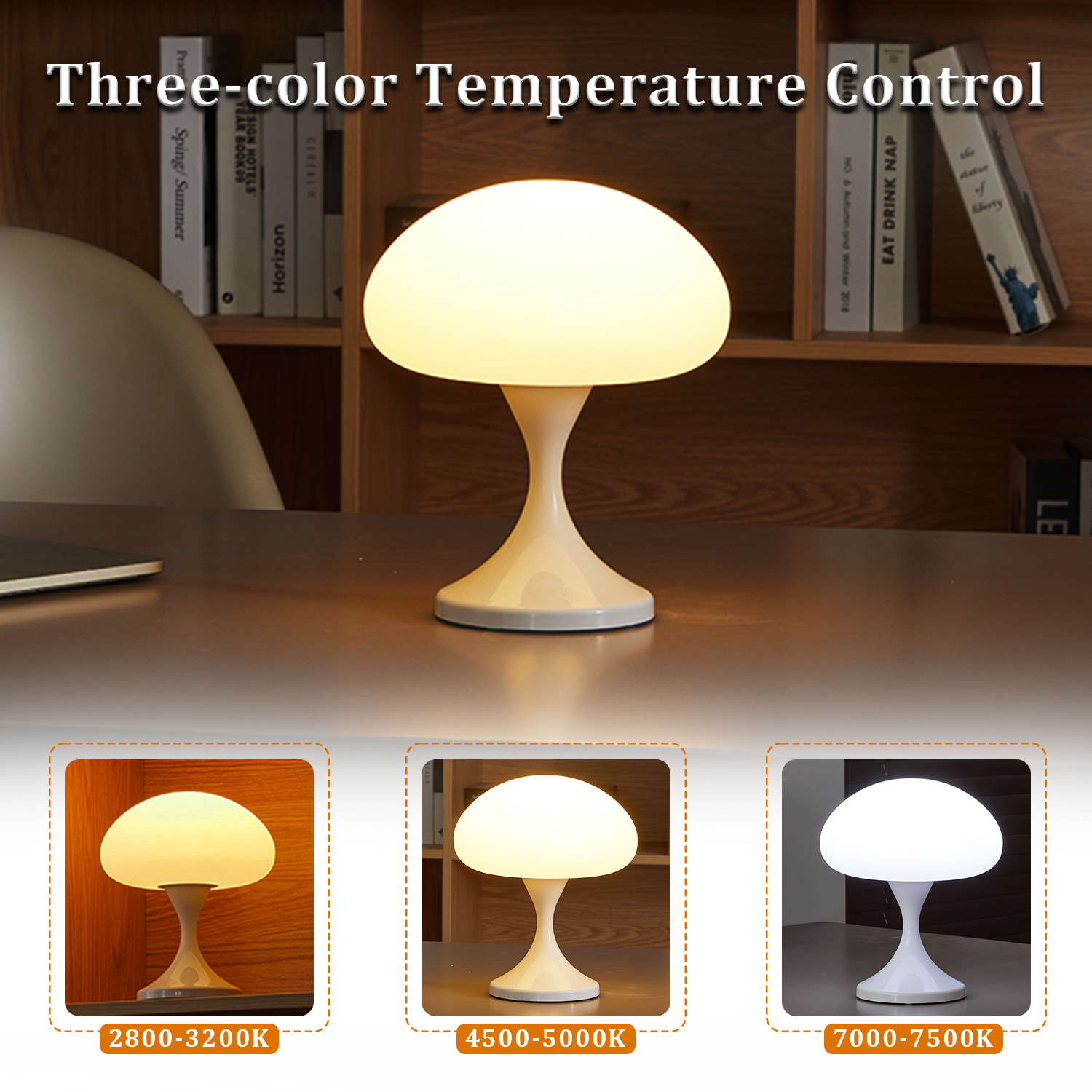 USB Rechargeable Mushroom Lamp - Mushroom Table Lamp recensione e prezzo