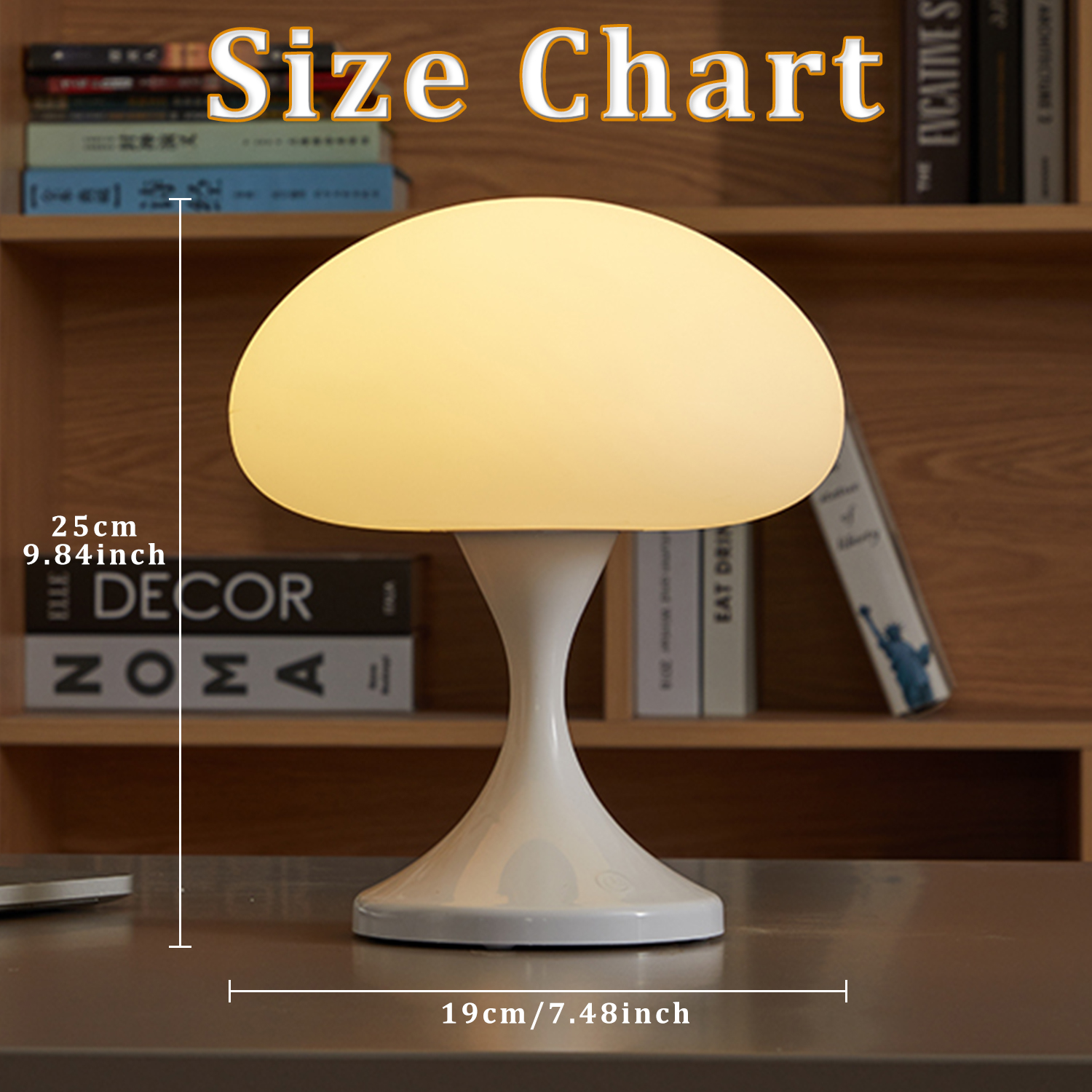 USB Rechargeable Mushroom Lamp - Mushroom Table Lamp recensione e prezzo
