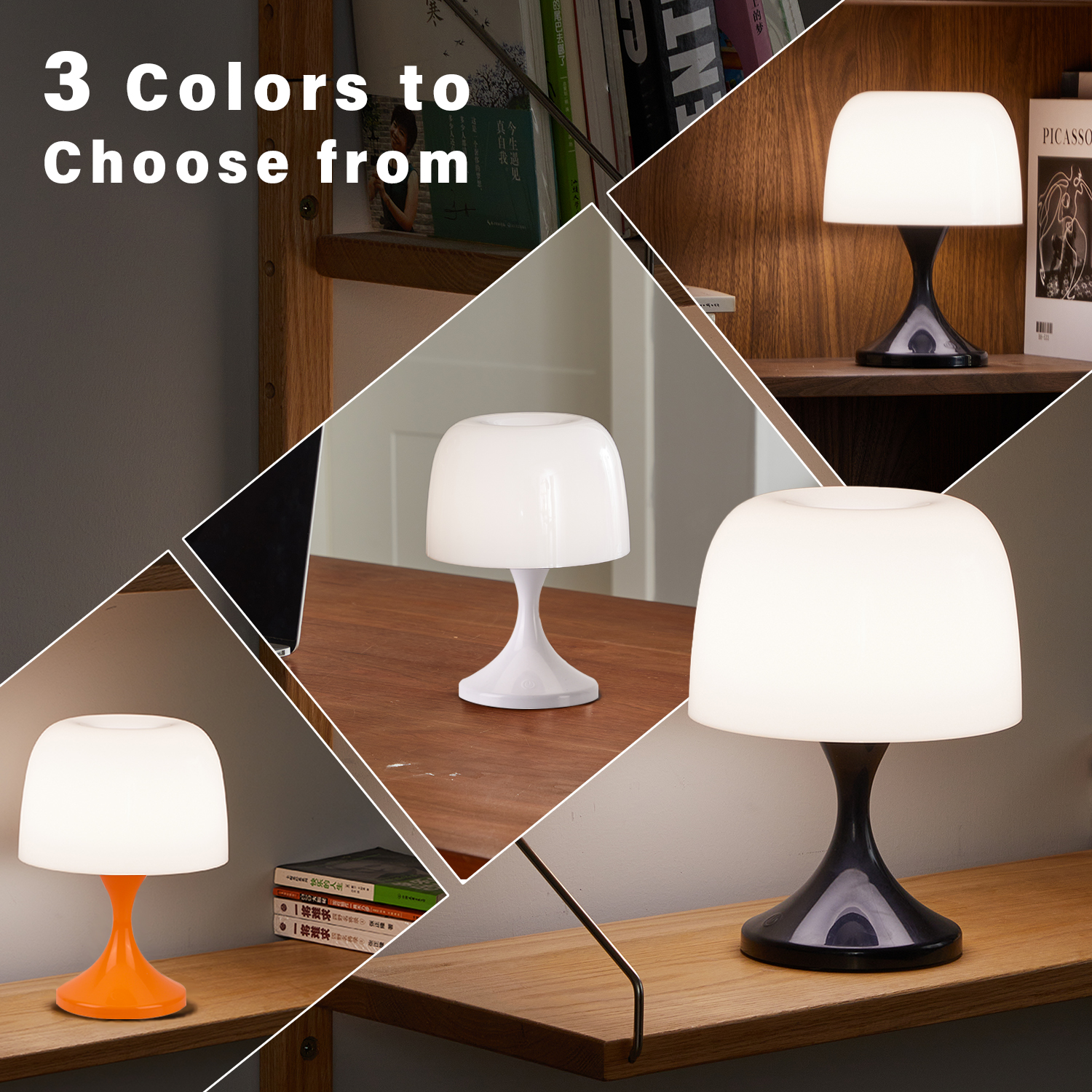 USB Rechargeable Mushroom Lamp - Mushroom Table Lamp recensione e prezzo