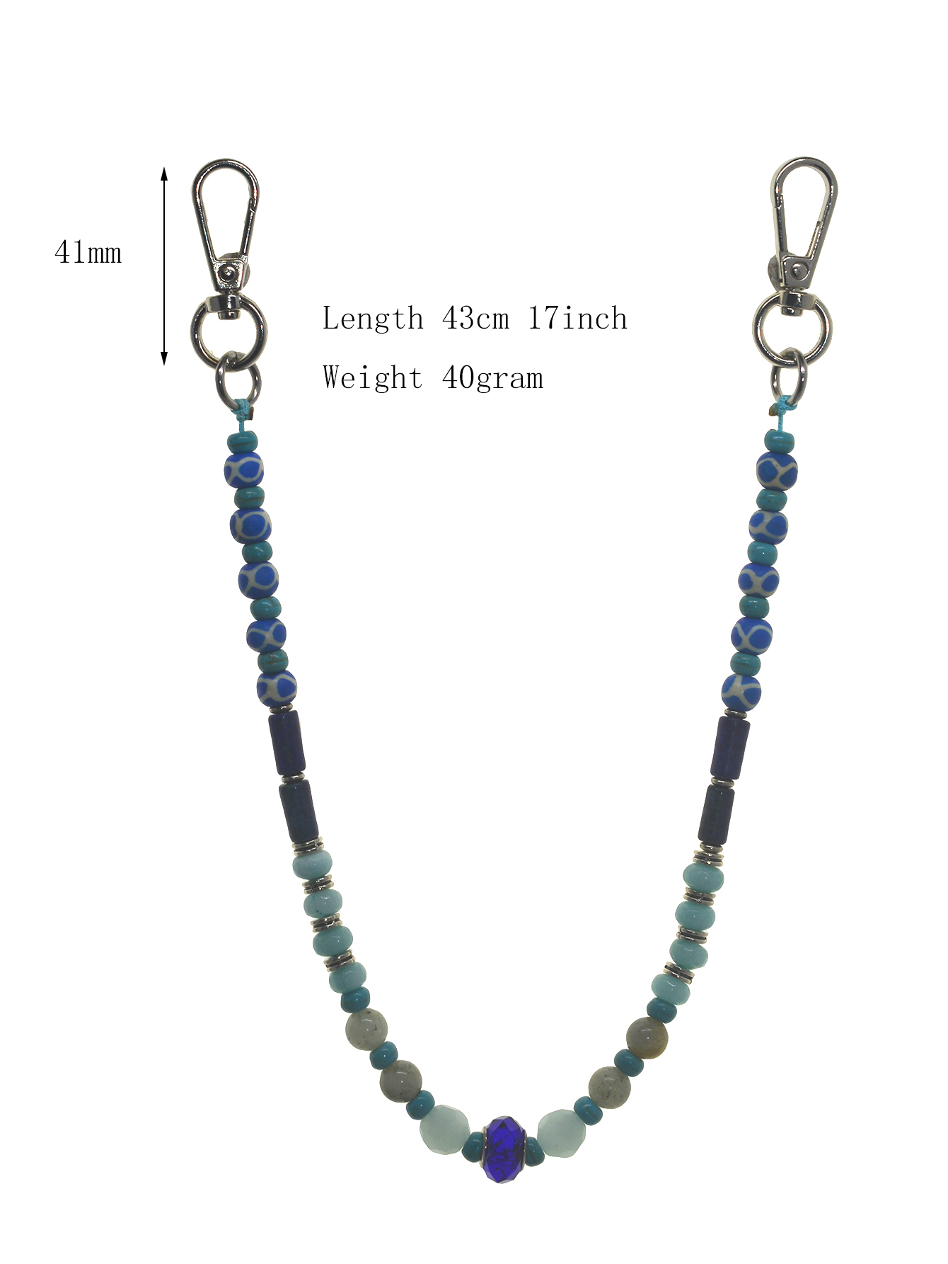17 inch  blue Lapis lazuli cro - Decor Lighting Phone Number recensione e prezzo