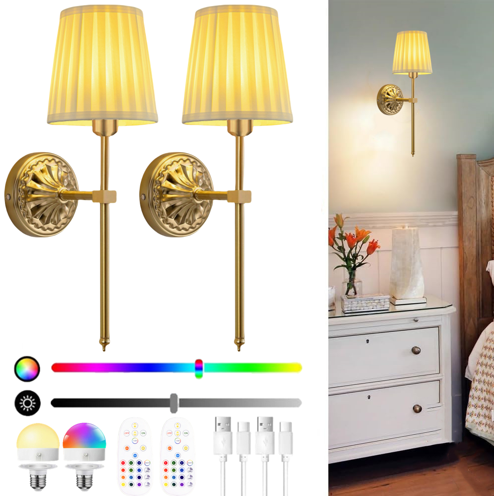 Battery-Powered Wall Light: Re - Touch Dimmer Lamp recensione e prezzo