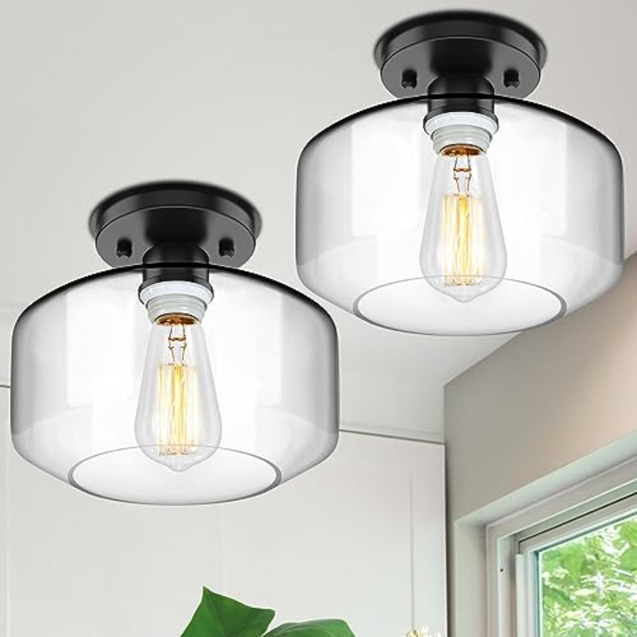 Semi Flush Mount Ceiling Light - Pendant Light Shade recensione e prezzo