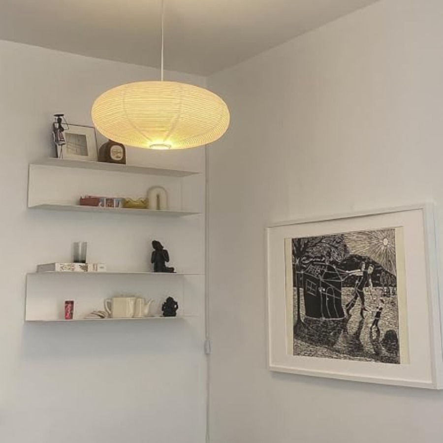 2Pcs White Oval Paper Lantern  - Pendant Light Shade recensione e prezzo