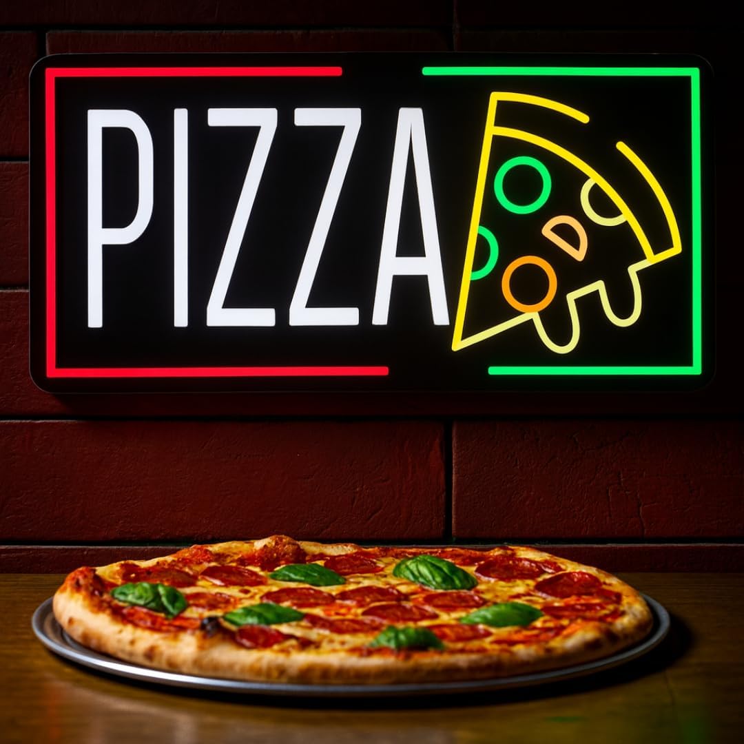 Pizza Neon Sign Business USB L - Lighting Decoration For Home recensione e prezzo
