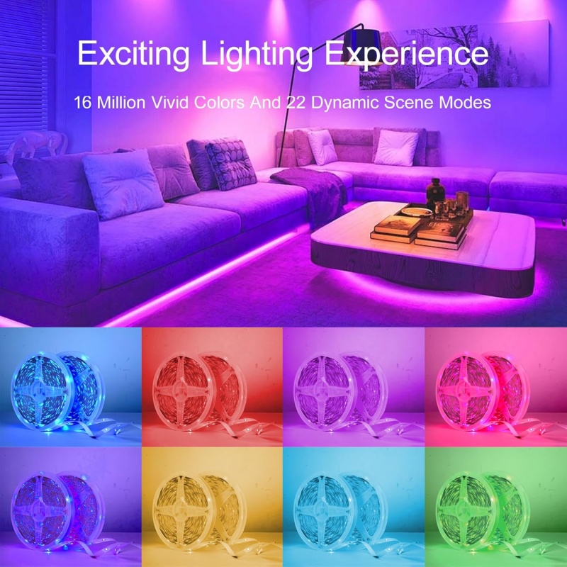 DC 5V USB LED Strip Lights APP - Decor Lighting Lamps recensione e prezzo