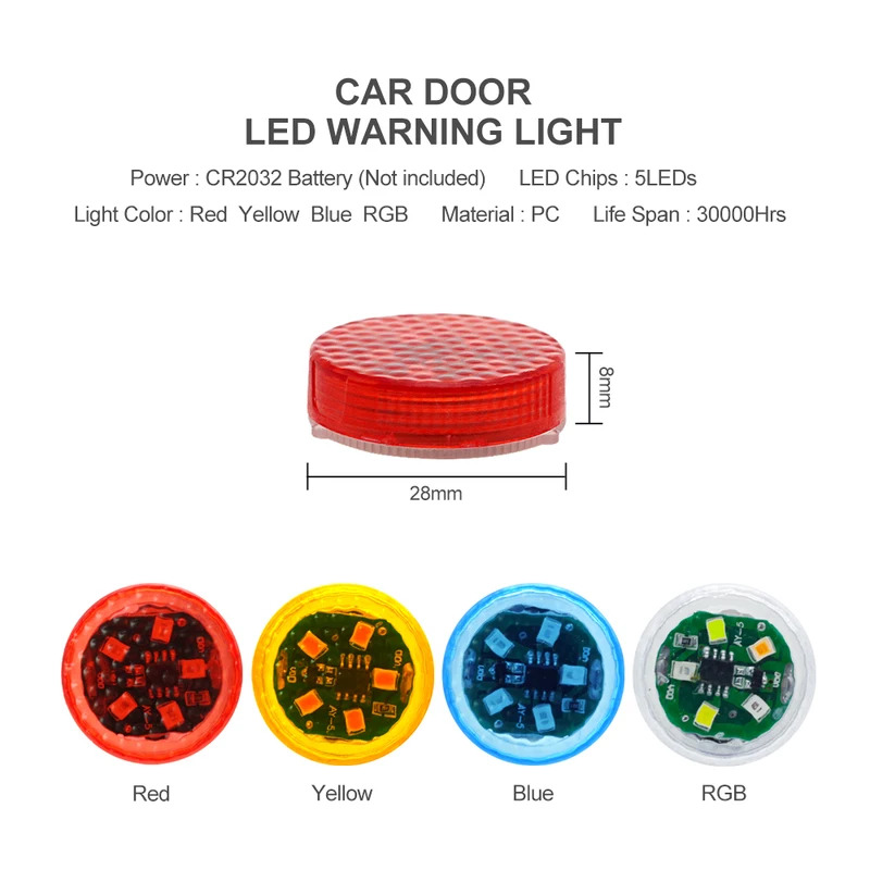 1/2/4pcs Universal LED Car Ope - Lzpz Rui Decor Lighting Store recensione e prezzo