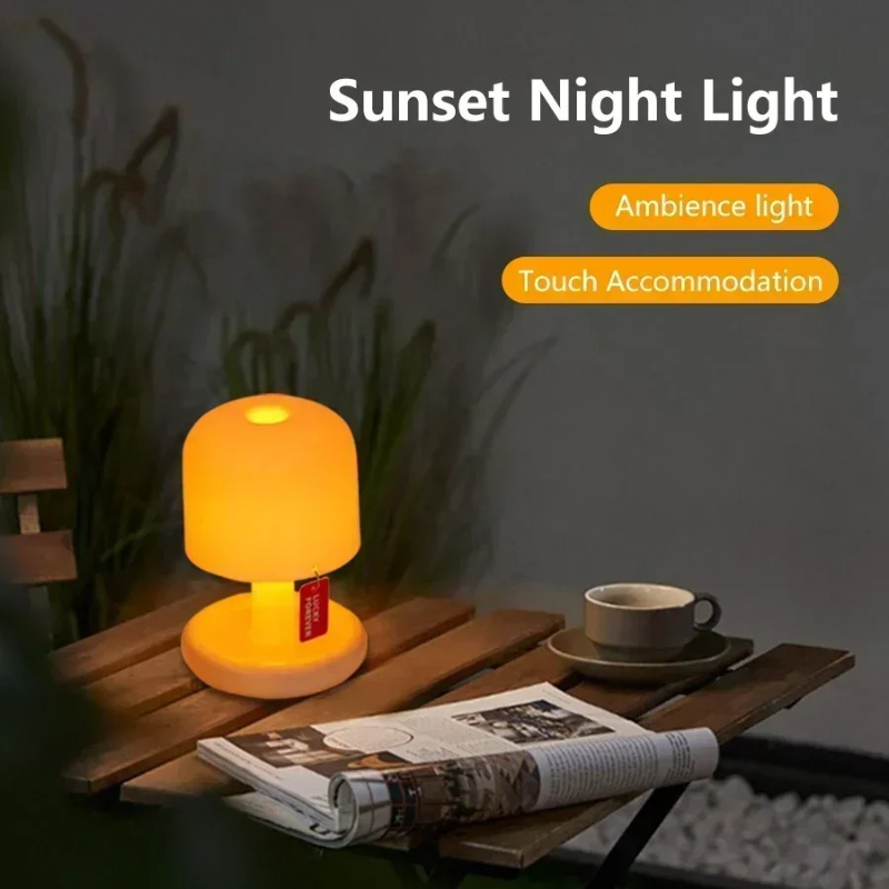 Rechargeable Led Mushroom Nigh - Mushroom Table Lamp recensione e prezzo
