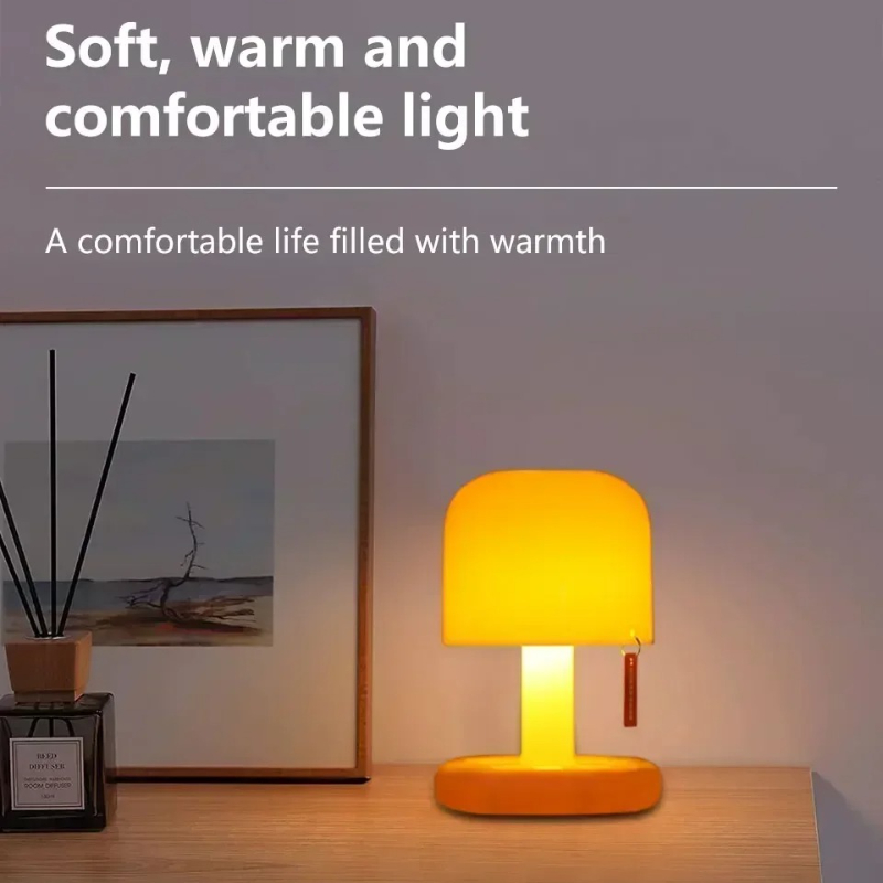 Rechargeable Led Mushroom Nigh - Mushroom Table Lamp recensione e prezzo
