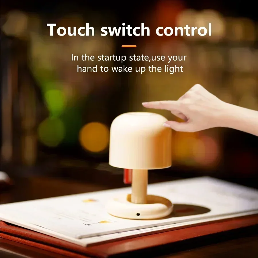 Rechargeable Led Mushroom Nigh - Mushroom Table Lamp recensione e prezzo