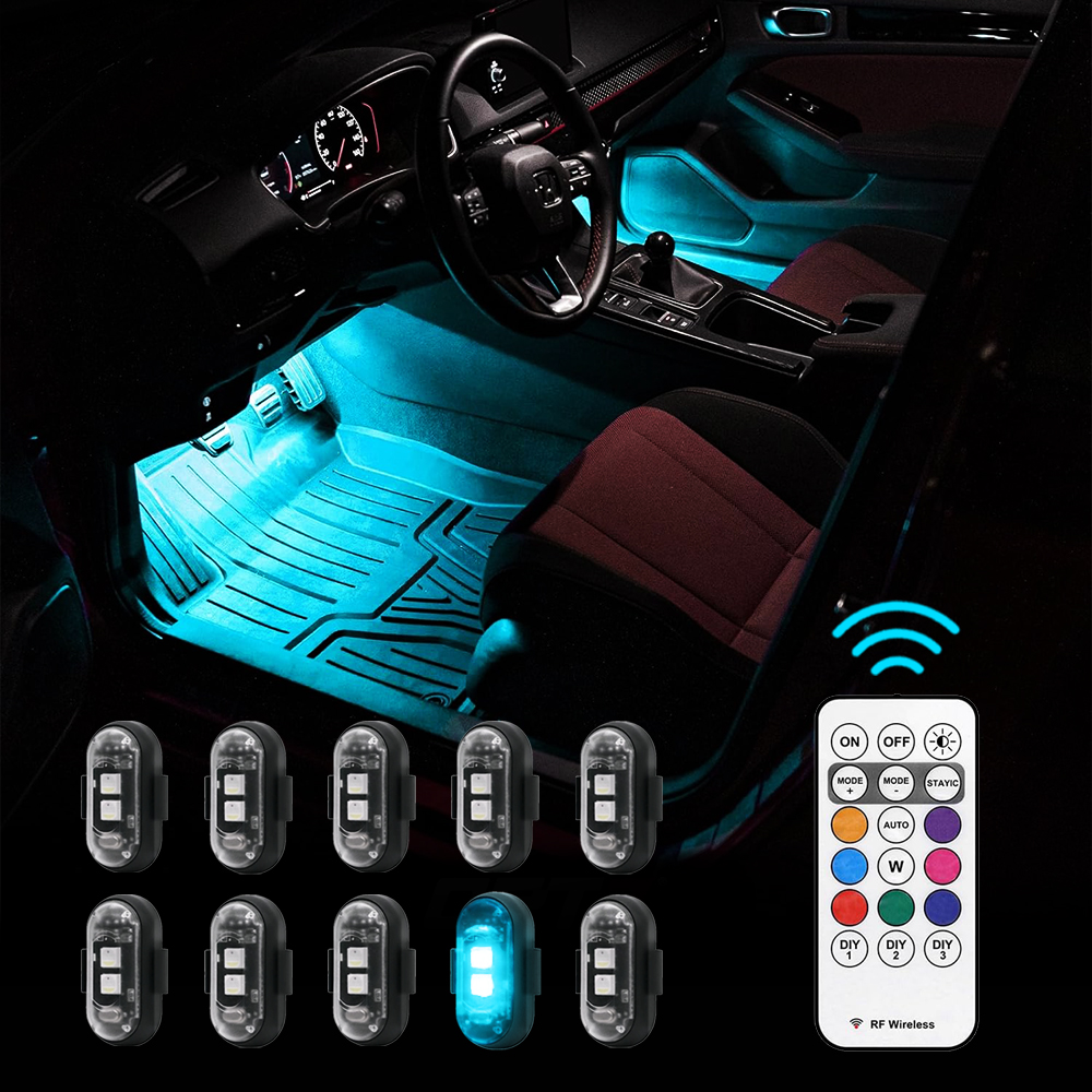 RGB LED StrobeLight Remote Con - Lzpz Rui Decor Lighting Store recensione e prezzo