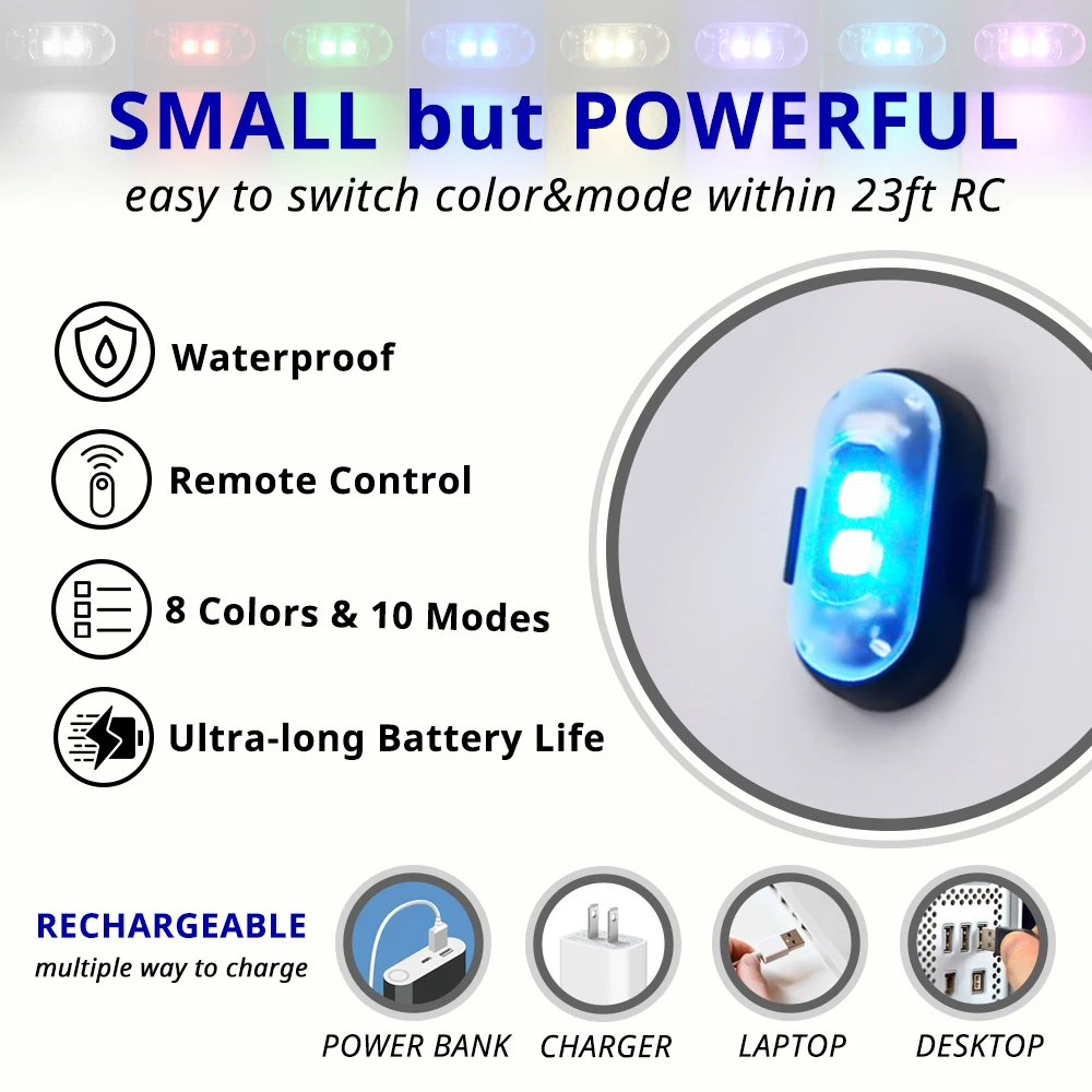 RGB LED StrobeLight Remote Con - Lzpz Rui Decor Lighting Store recensione e prezzo