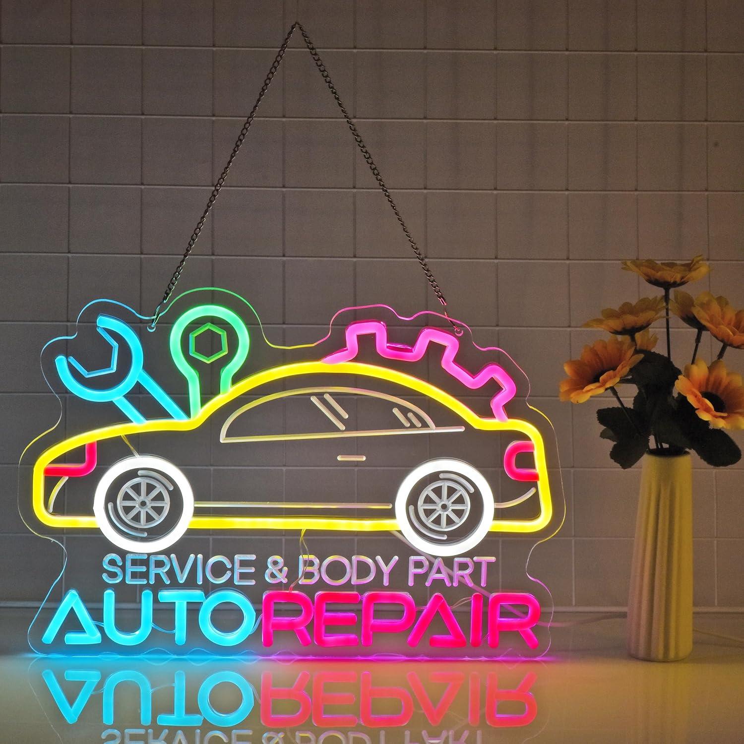 Auto Repair Neon Sign Neon Lig - Lighting Decoration For Home recensione e prezzo