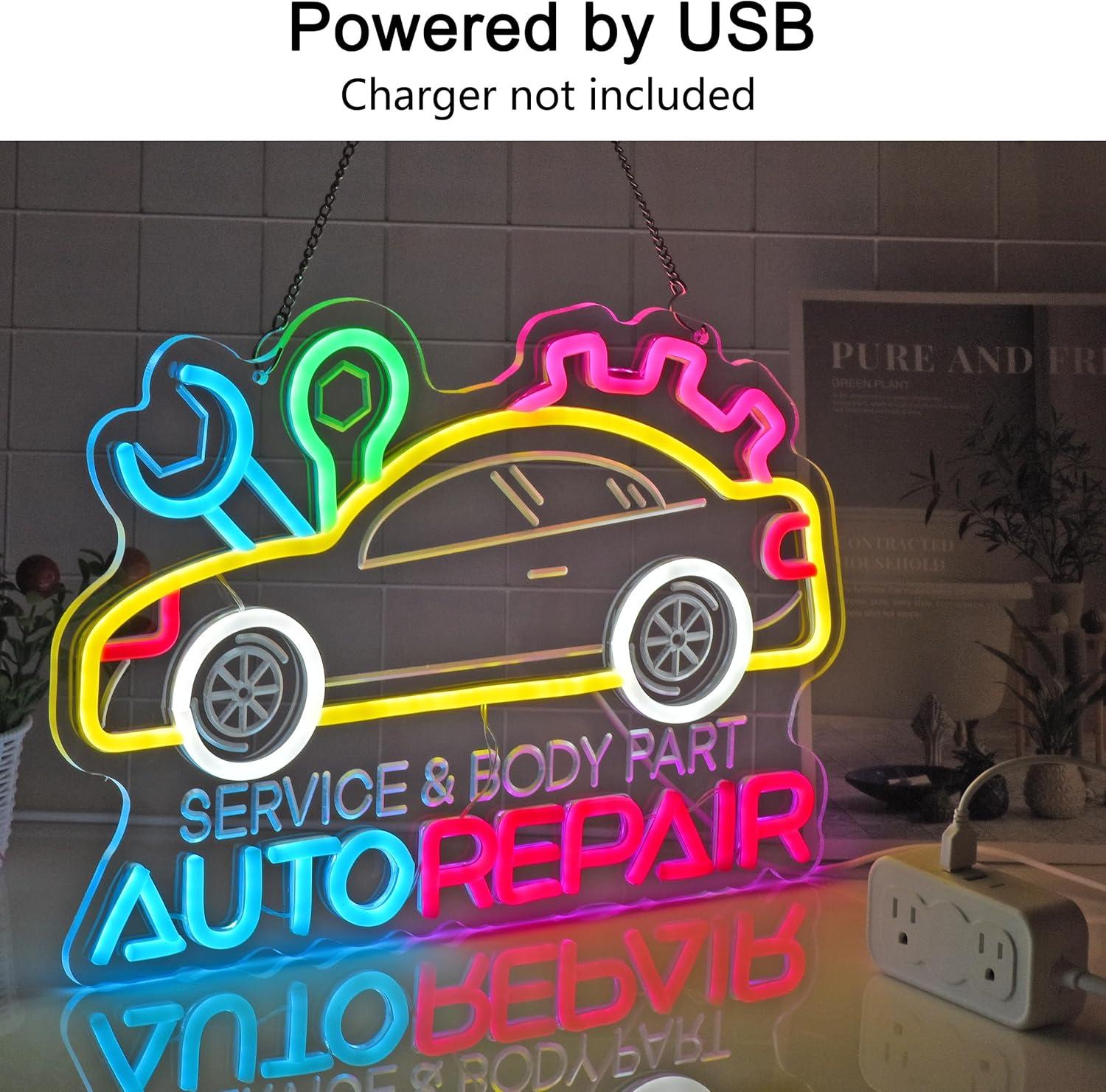 Auto Repair Neon Sign Neon Lig - Lighting Decoration For Home recensione e prezzo