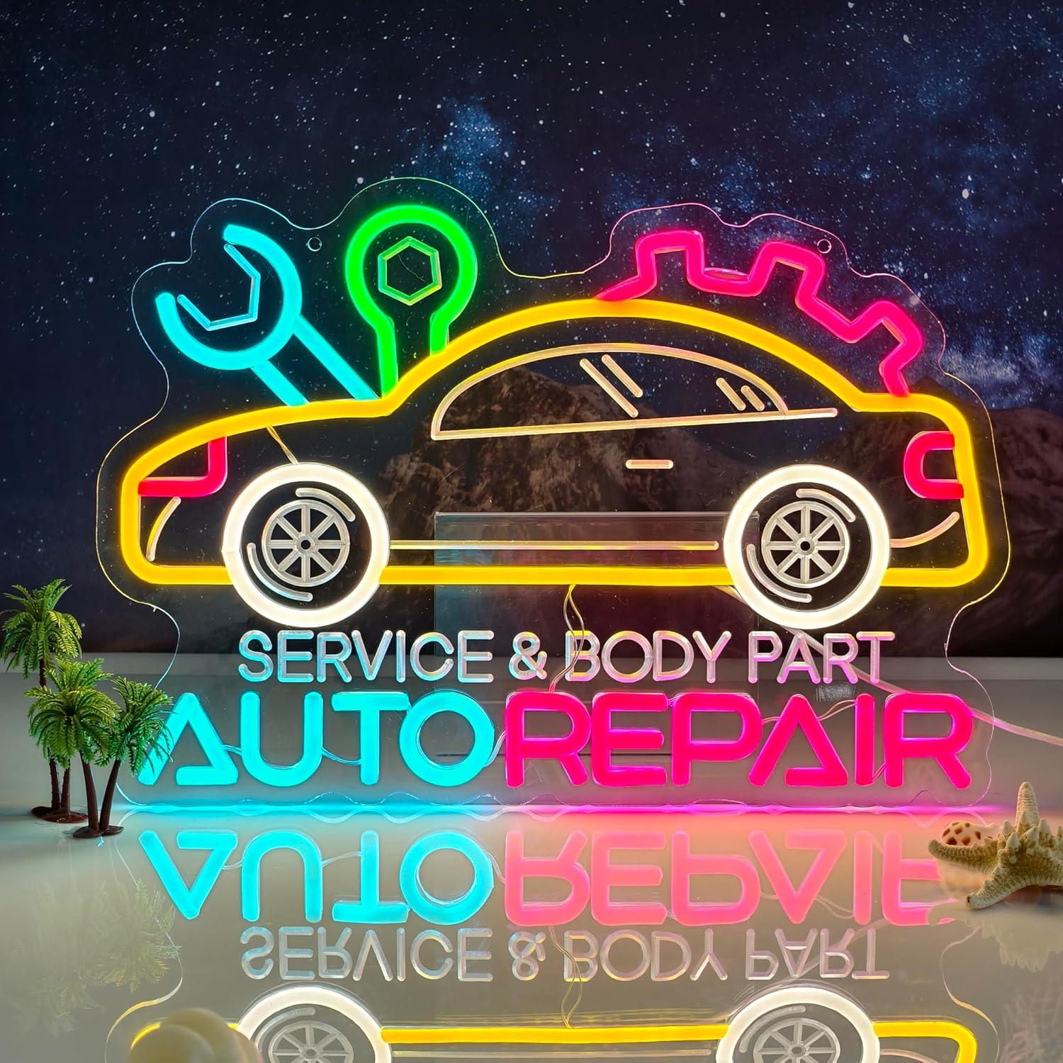 Auto Repair Neon Sign Neon Lig - Lighting Decoration For Home recensione e prezzo