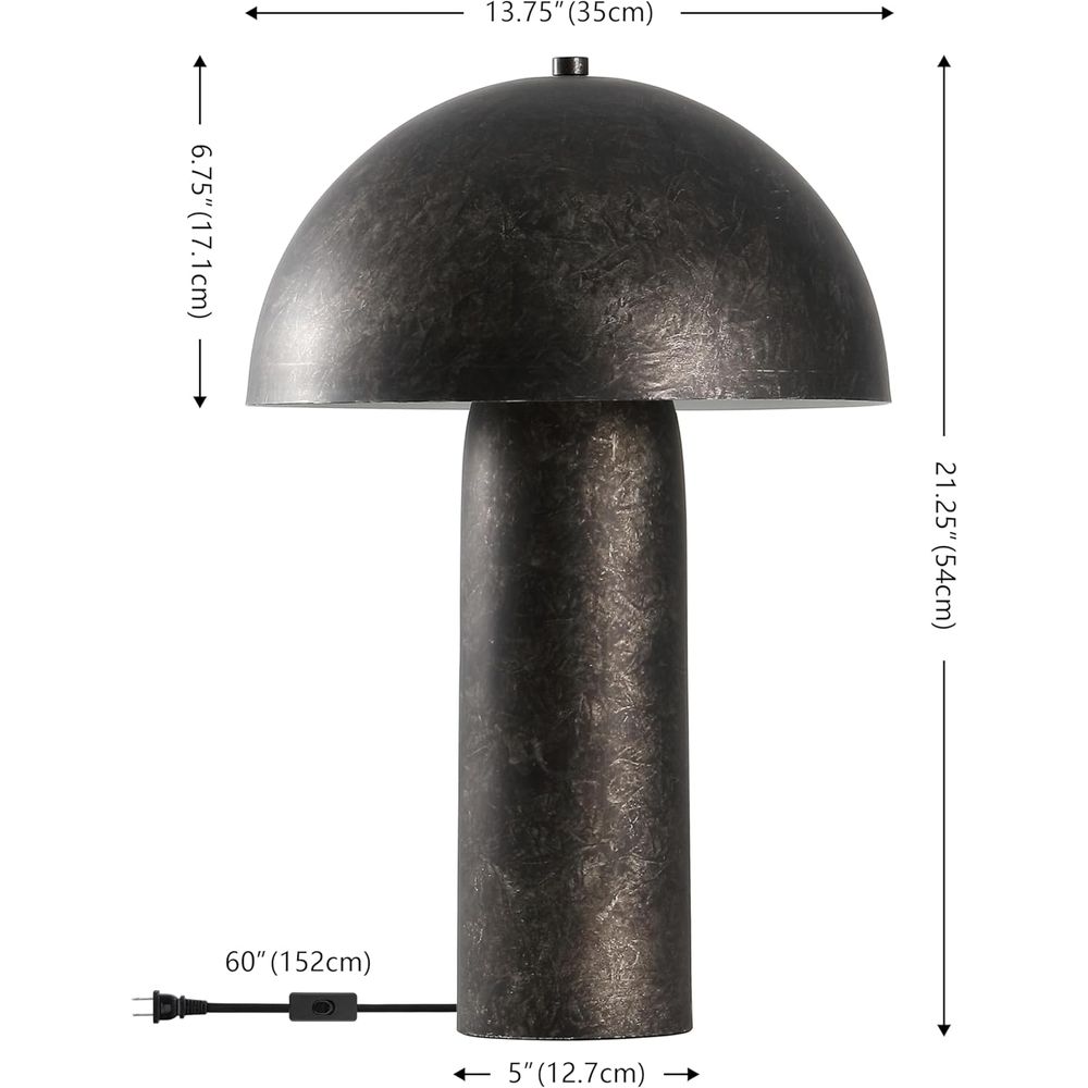 Antique Black 21-inch Mushroom - Mushroom Table Lamp recensione e prezzo
