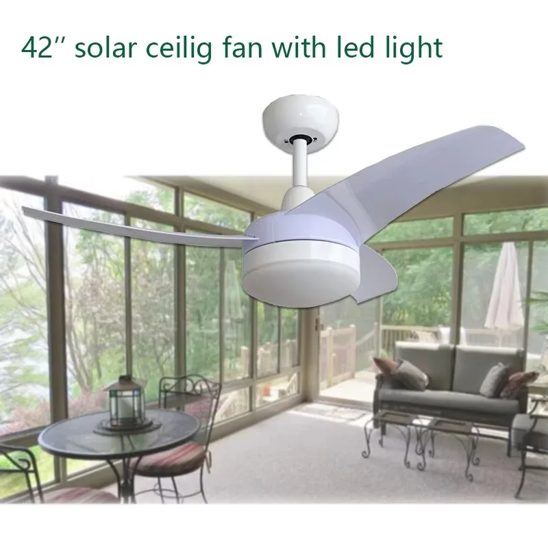 42'' Solar Ceiling Fan with LE - Homestead Lighting & Decor Oconomowoc recensione e prezzo