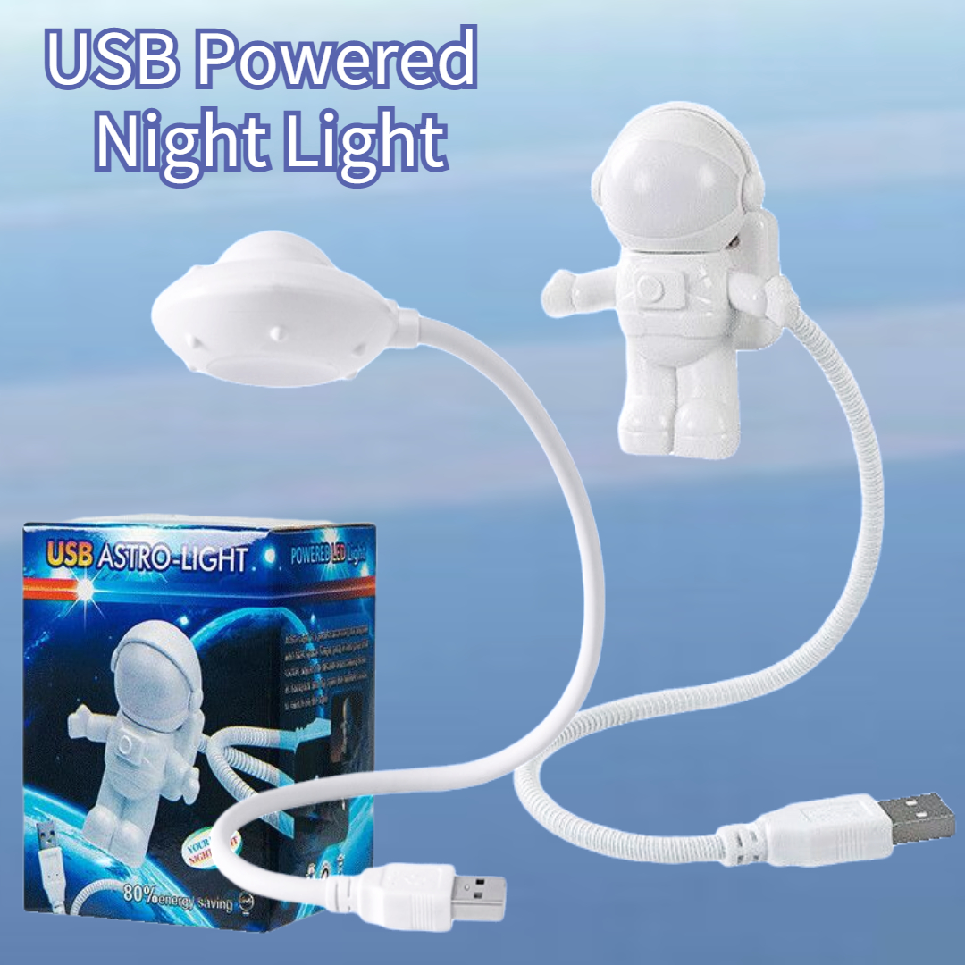 2pcs Astronaut USB Night Light - Touch Dimmer Lamp recensione e prezzo