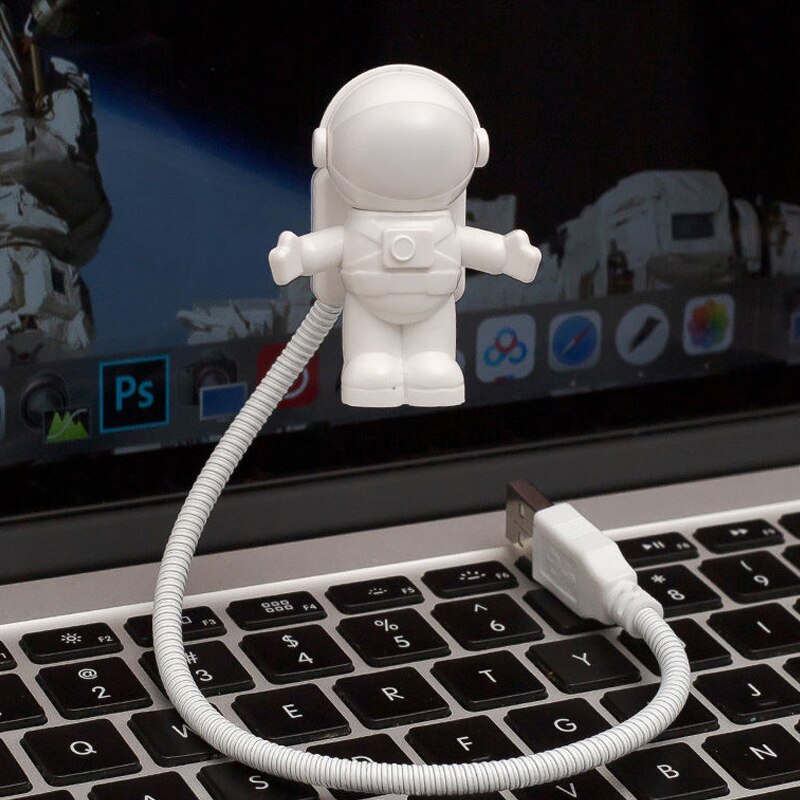 2pcs Astronaut USB Night Light - Touch Dimmer Lamp recensione e prezzo