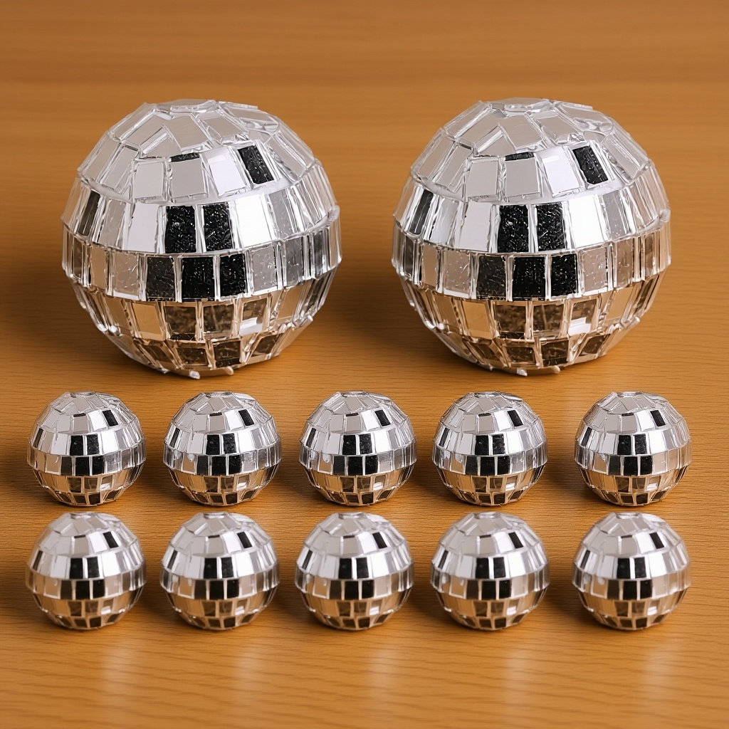 12Pcs Silver Hanging Mirror Di - Disco Ball Mirror recensione e prezzo