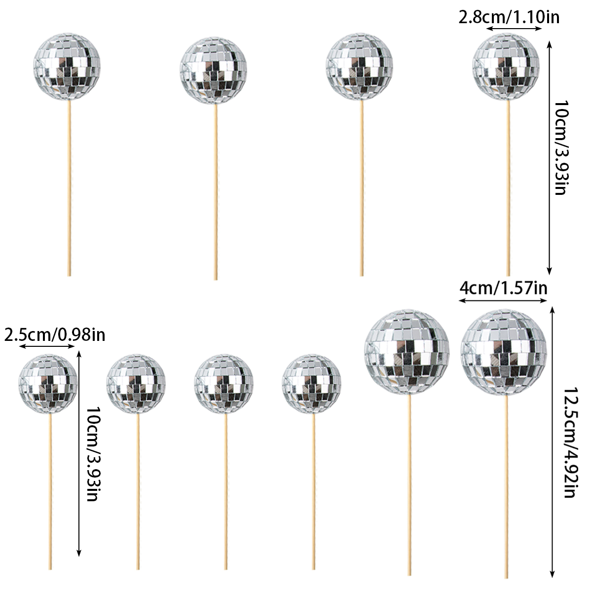 Silver Mirror Disco Ball Cupca - Disco Ball Mirror recensione e prezzo