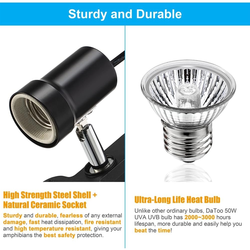 Reptile Heat Lamp Fixture E27  - Gecko Lighting & Decor recensione e prezzo