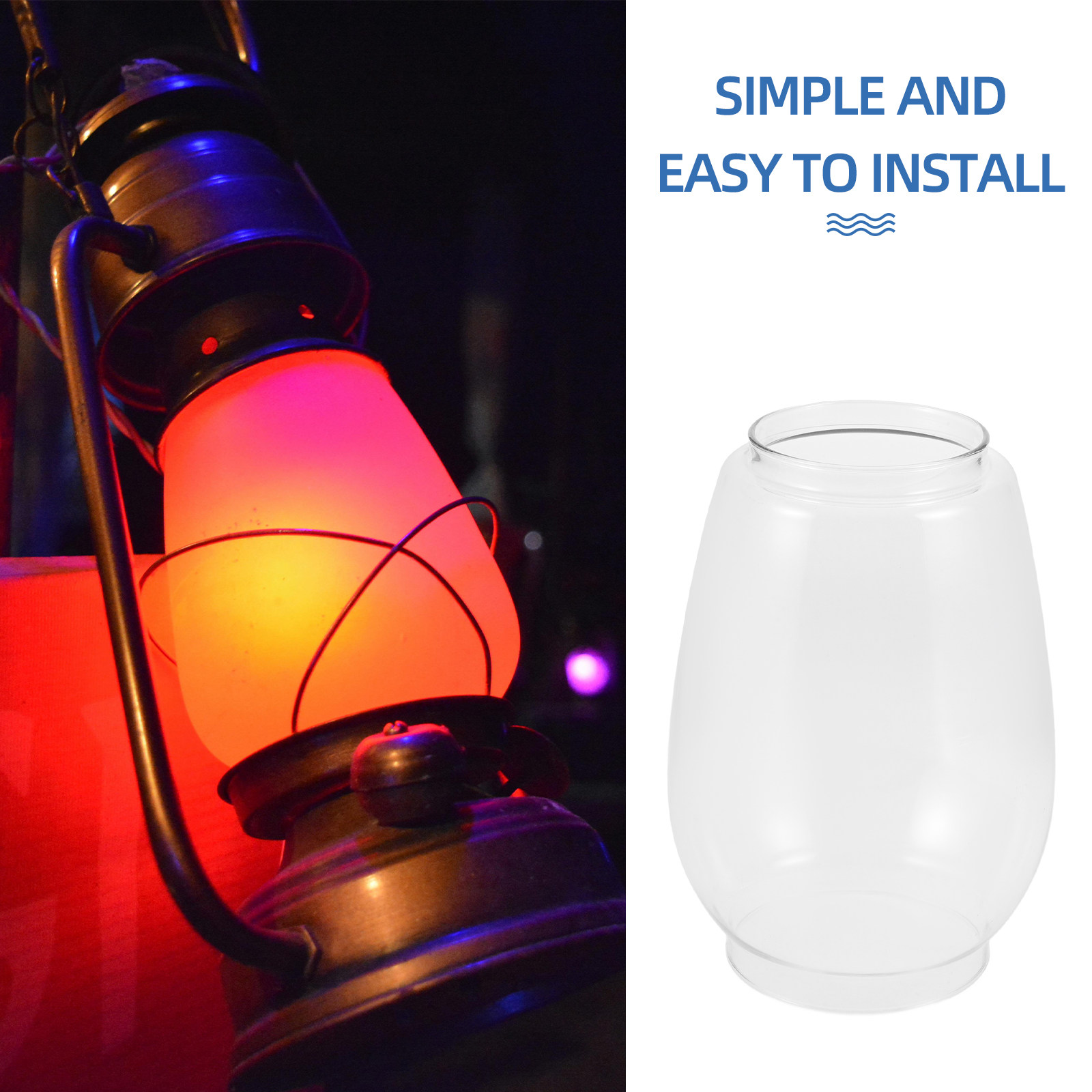 Clear Glass Lantern Globes for - Pendant Light Shade recensione e prezzo