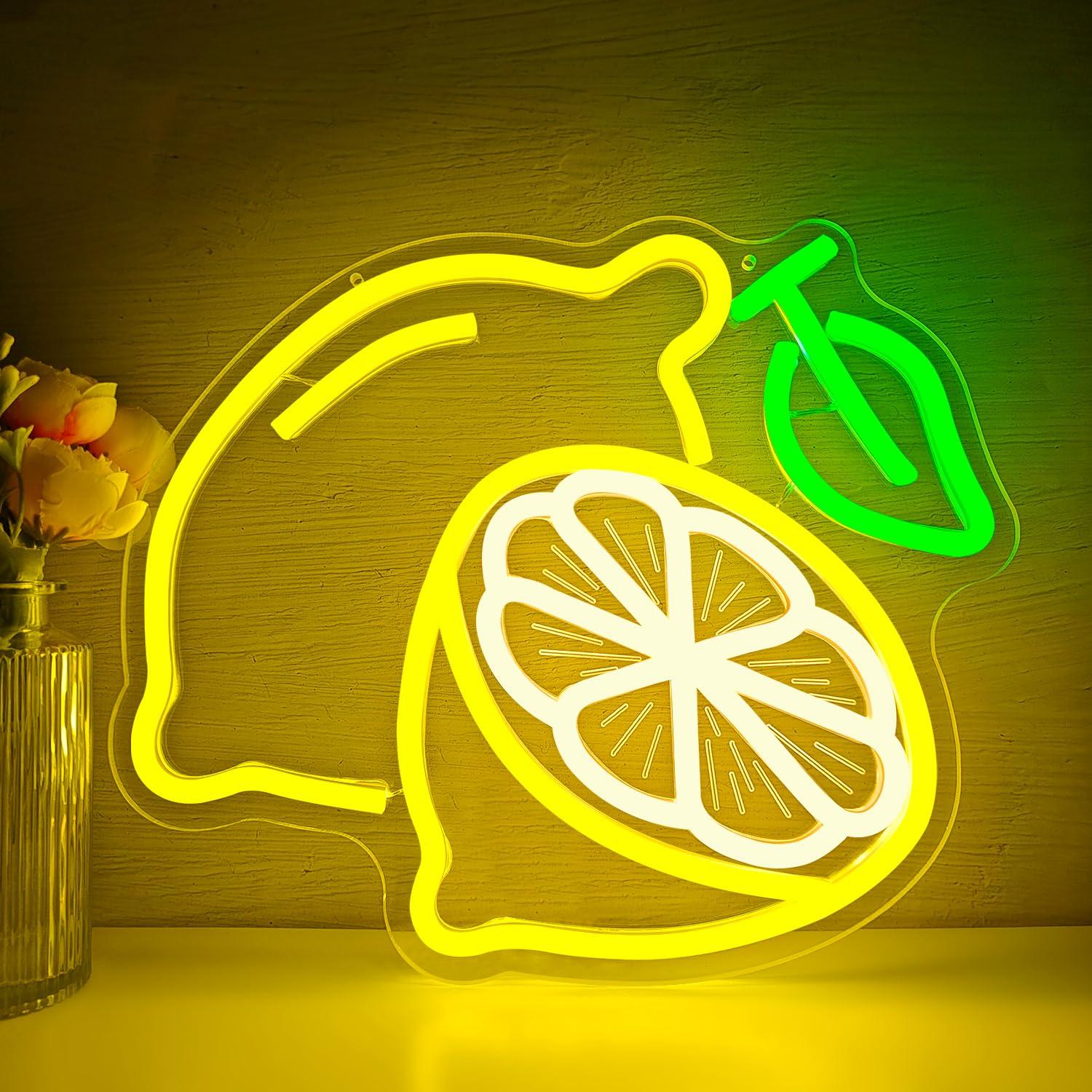 Lemon Neon Sign Dimmable LED L - Lighting Decoration For Home recensione e prezzo