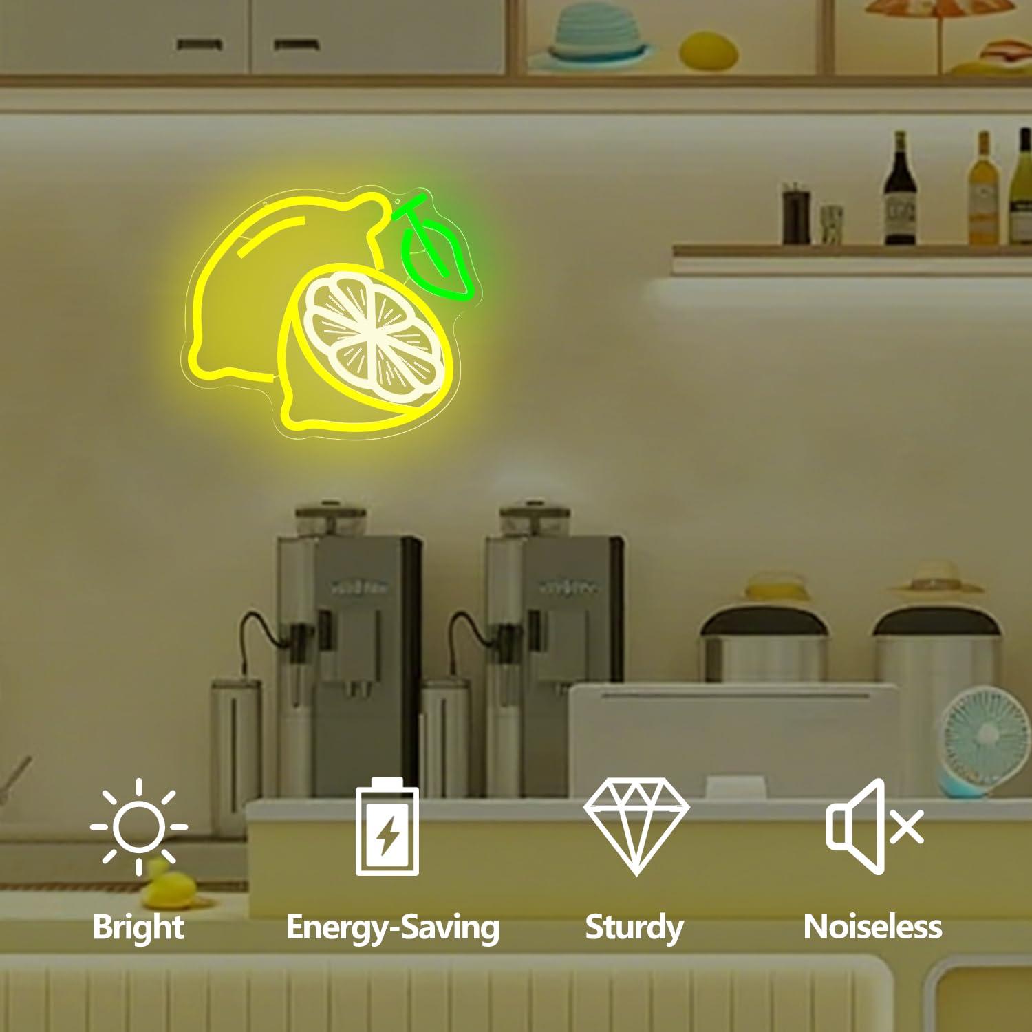 Lemon Neon Sign Dimmable LED L - Lighting Decoration For Home recensione e prezzo