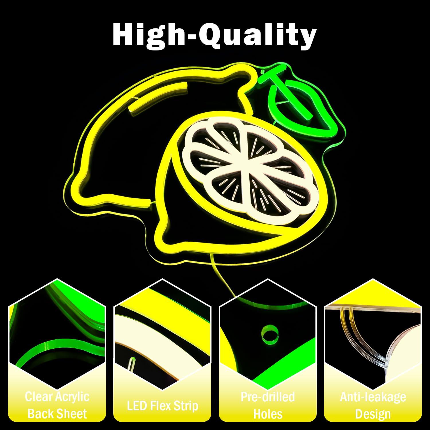 Lemon Neon Sign Dimmable LED L - Lighting Decoration For Home recensione e prezzo