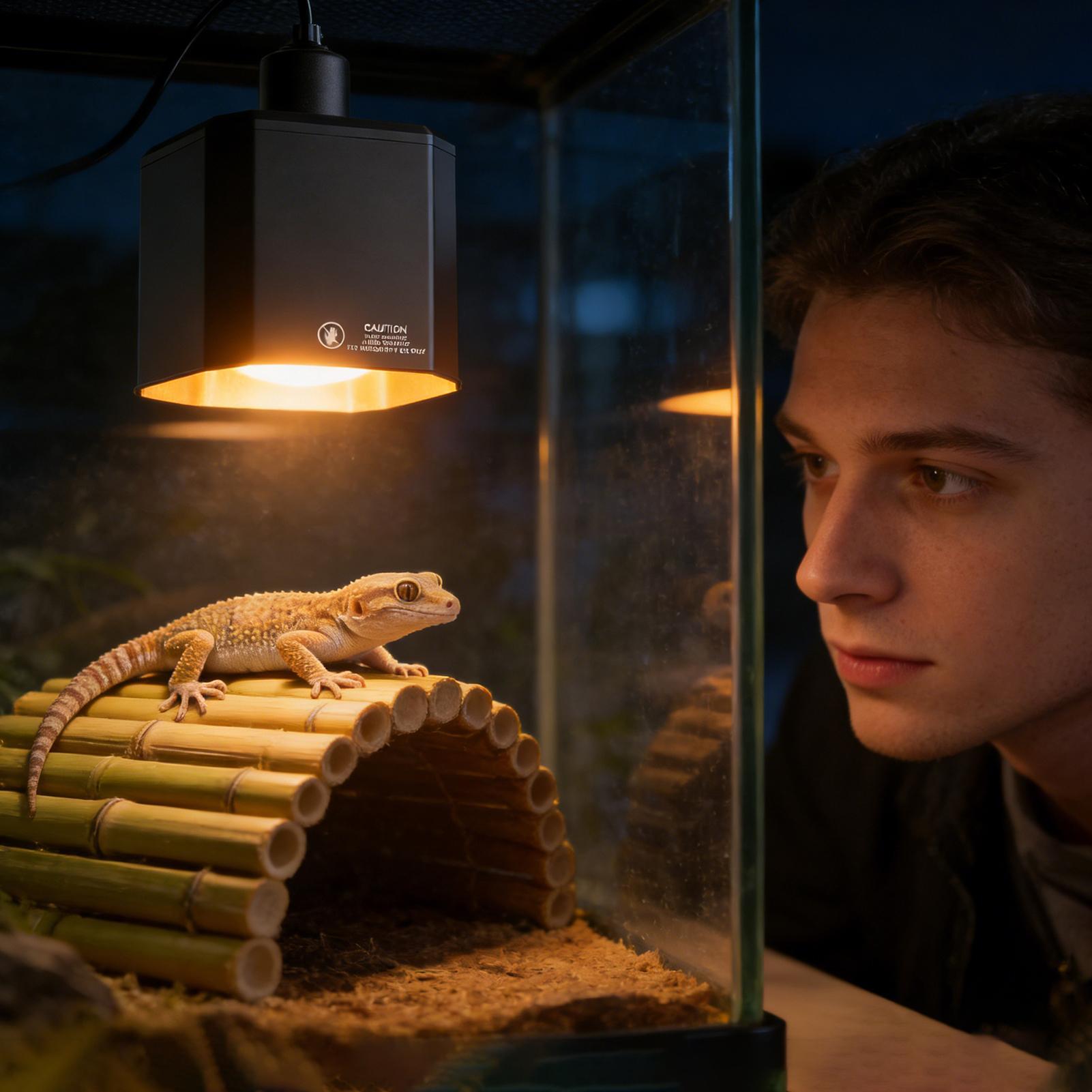 Reptile Heat Lamp Fixture Rept - Gecko Lighting & Decor recensione e prezzo