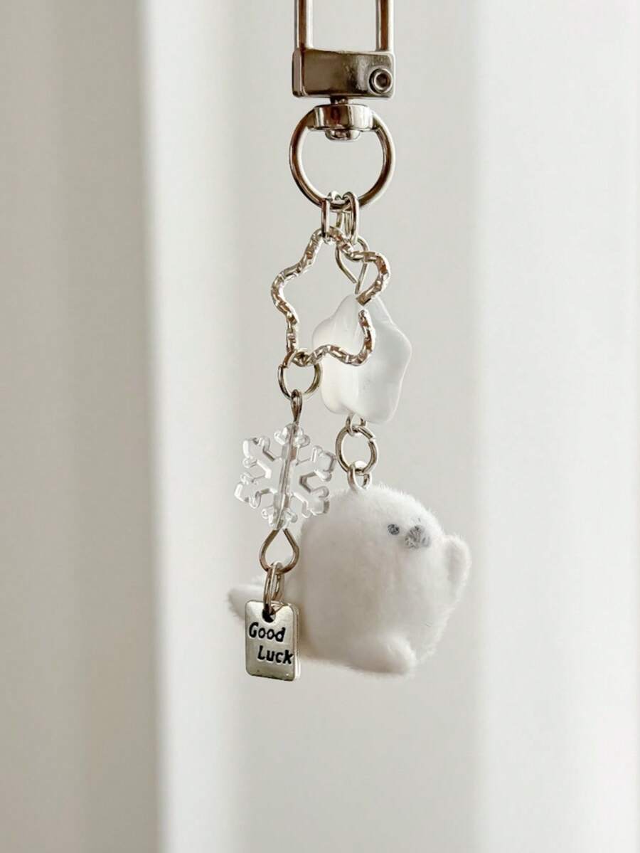 Flocked Cat Keychain With Fish - Decor Lighting Phone Number recensione e prezzo