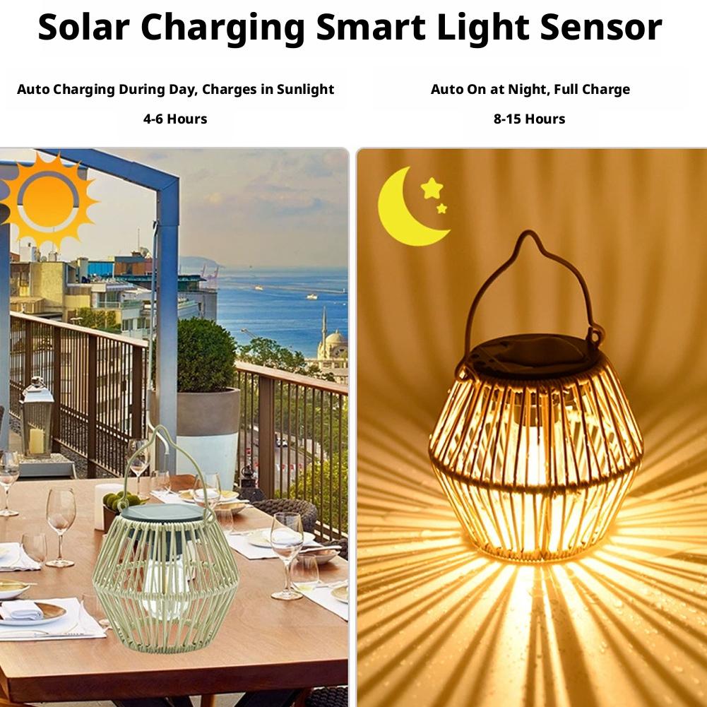 IP65 Waterproof Solar Rattan L - Decor Lighting Lamps recensione e prezzo