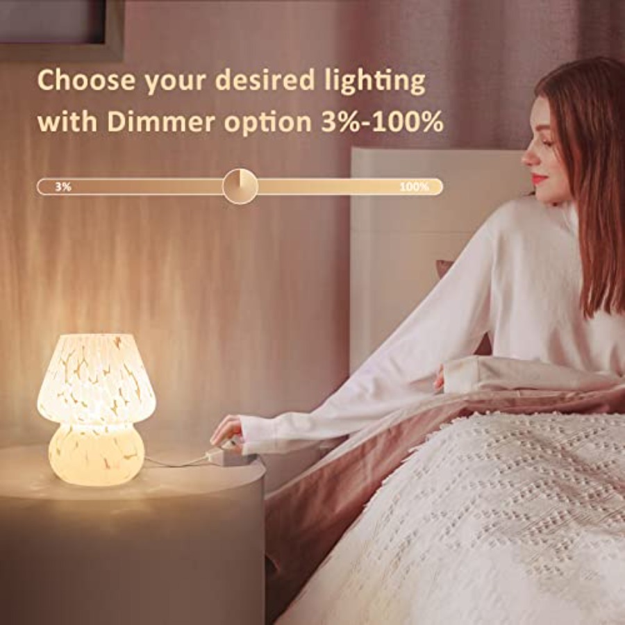 Cute Mushroom Lamp Small Bedsi - Mushroom Table Lamp recensione e prezzo