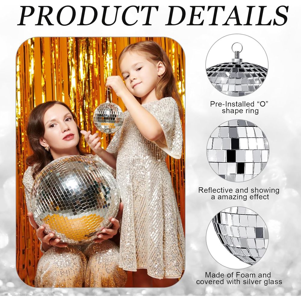 Libima 12 Pack Bulk Large Disc - Disco Ball Mirror recensione e prezzo