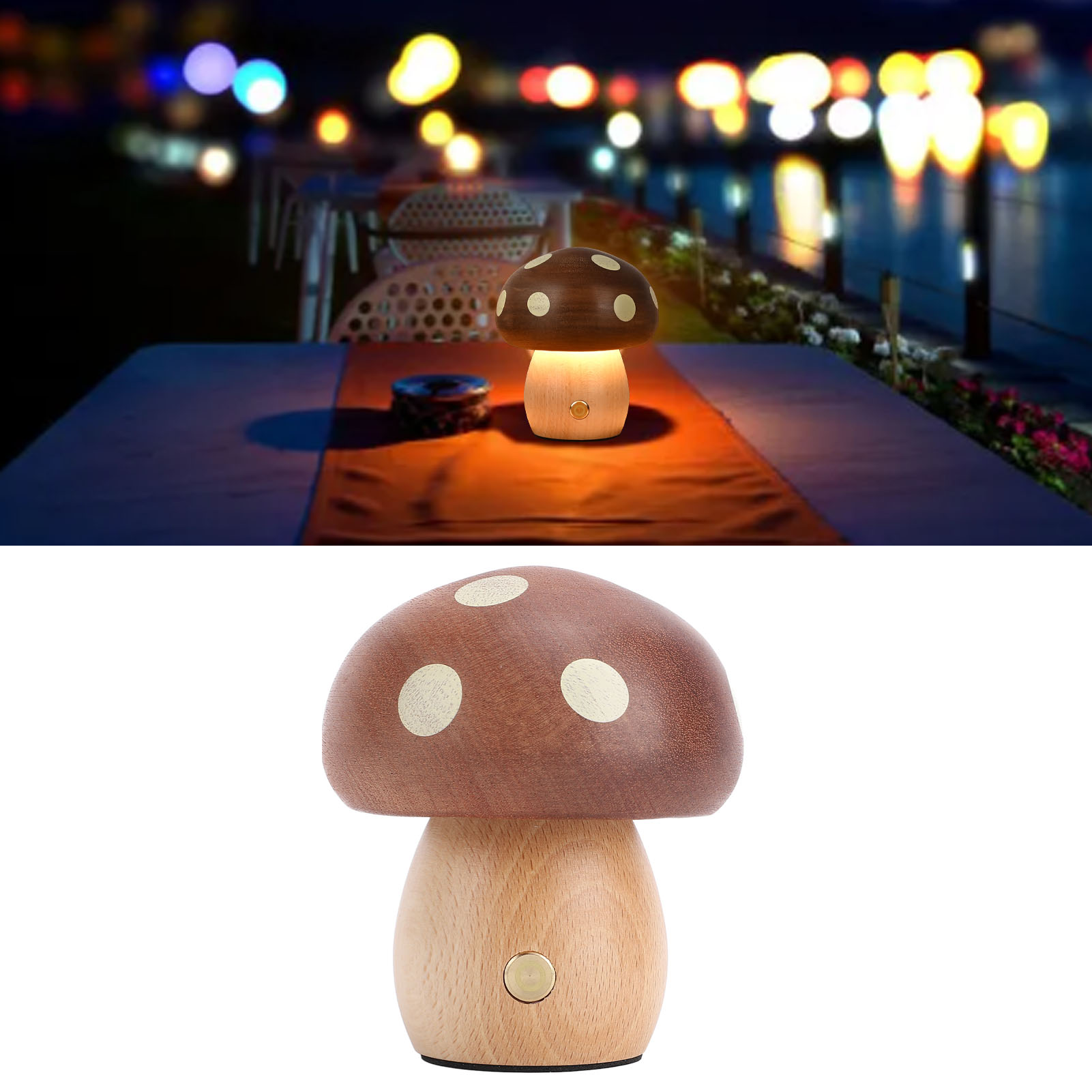 LED Table Lamp Warm Light USB  - Mushroom Table Lamp recensione e prezzo