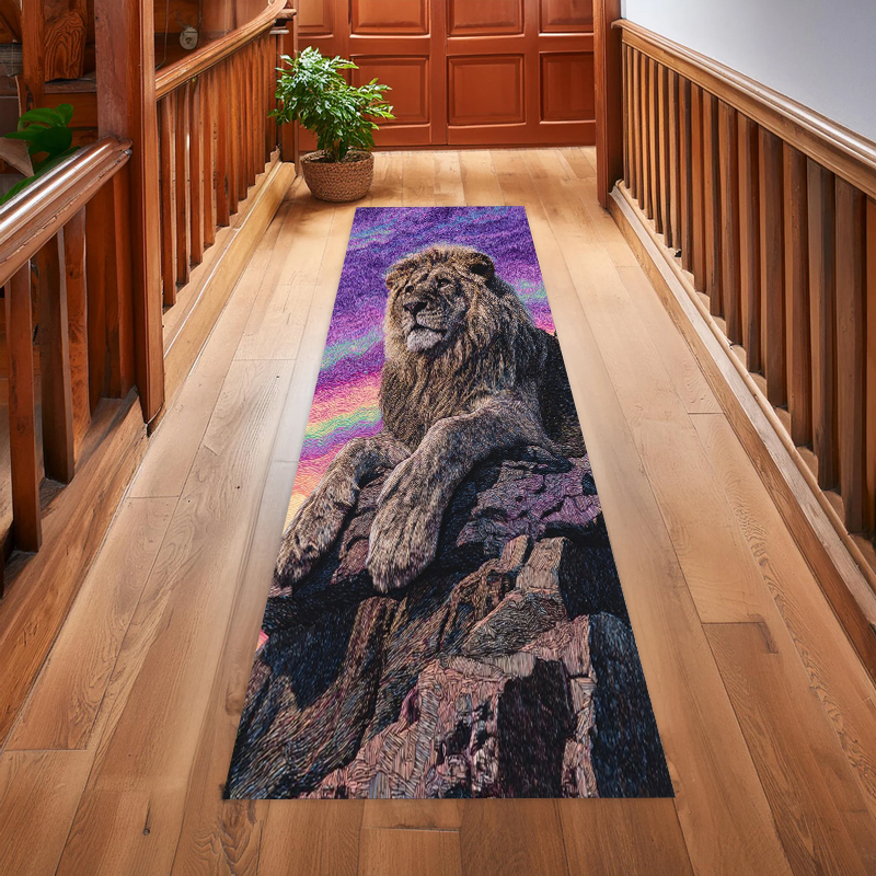 Lion Print Runner Rug Realisti - Home Decor Lighting Wholesale recensione e prezzo
