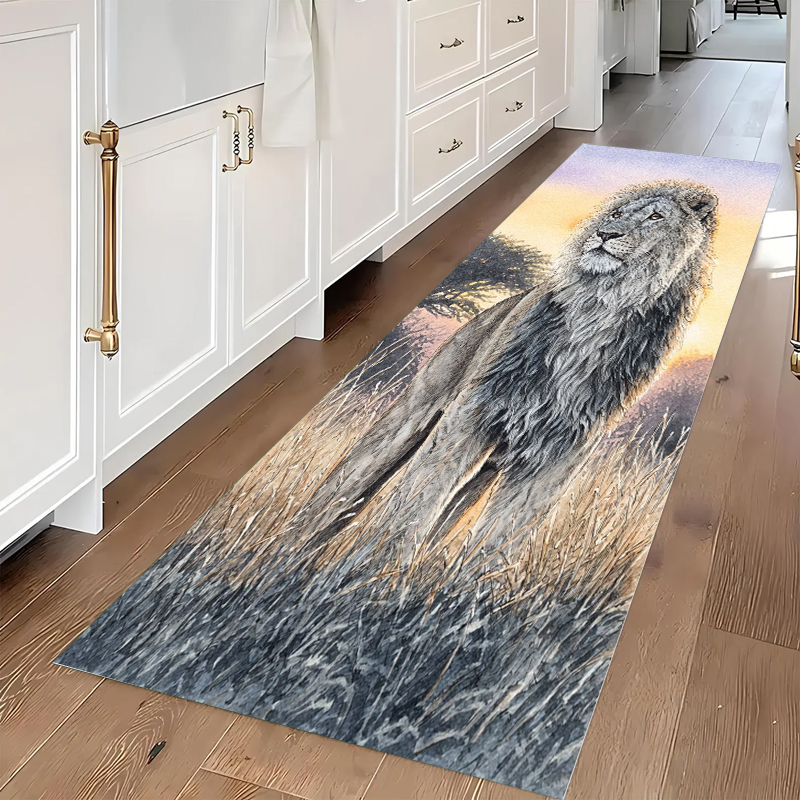 Lion Print Runner Rug Realisti - Home Decor Lighting Wholesale recensione e prezzo