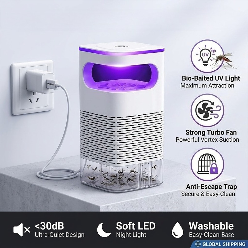 New Mosquito Killer Lamp USB F - Touch Dimmer Lamp recensione e prezzo