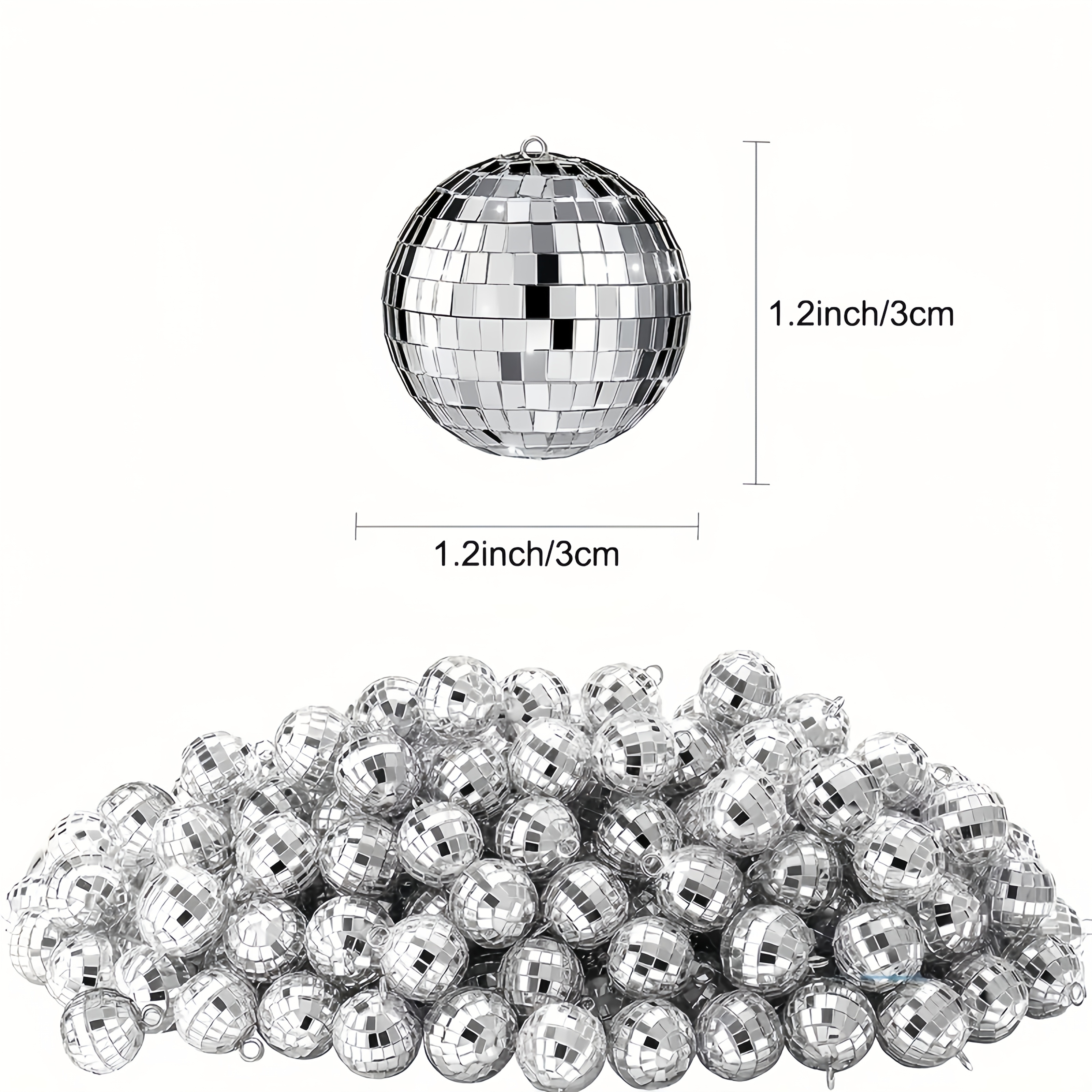12pcs Mini Disco Mirror Balls- - Disco Ball Mirror recensione e prezzo