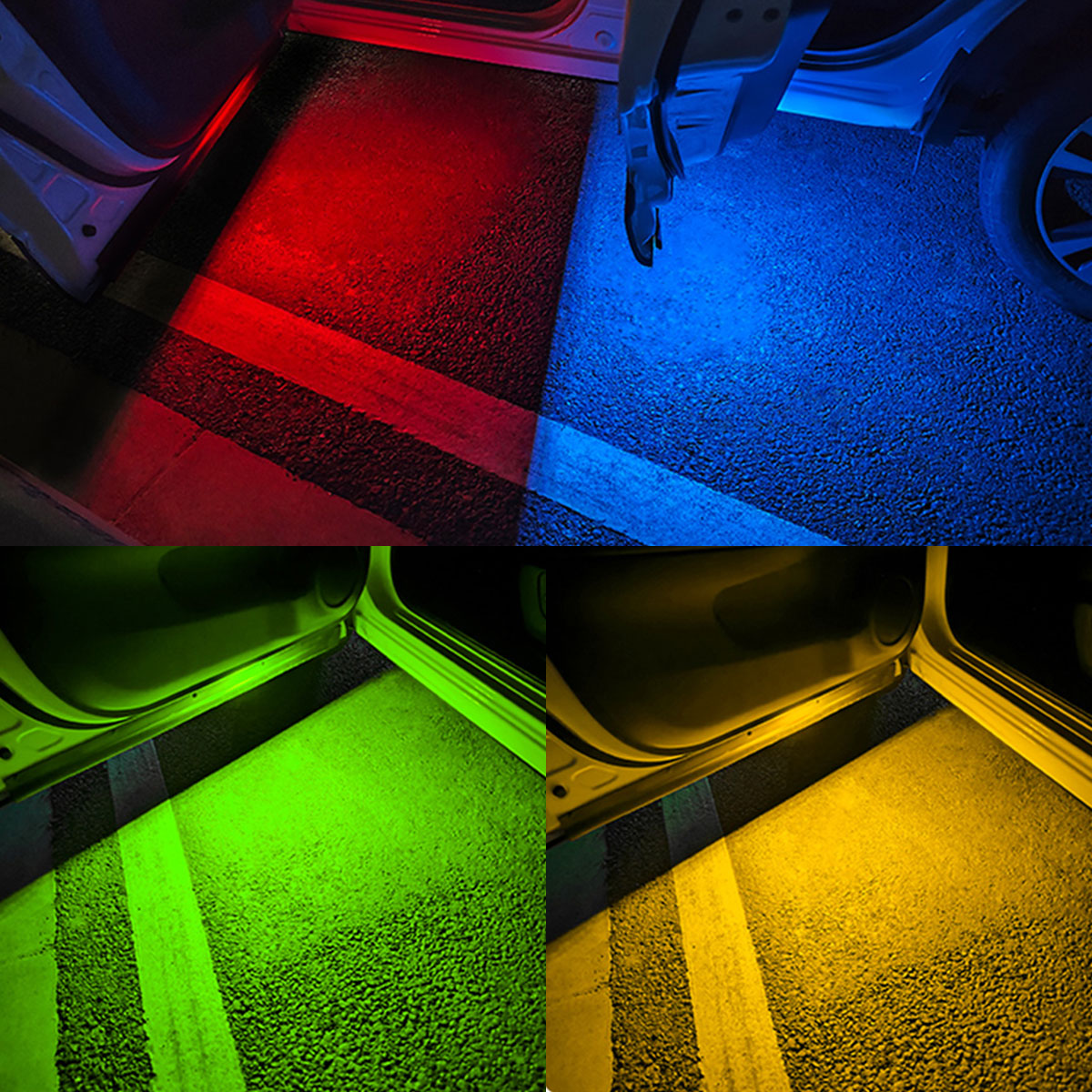 2Pcs Car LED Door Lights RGB L - Lzpz Rui Decor Lighting Store recensione e prezzo