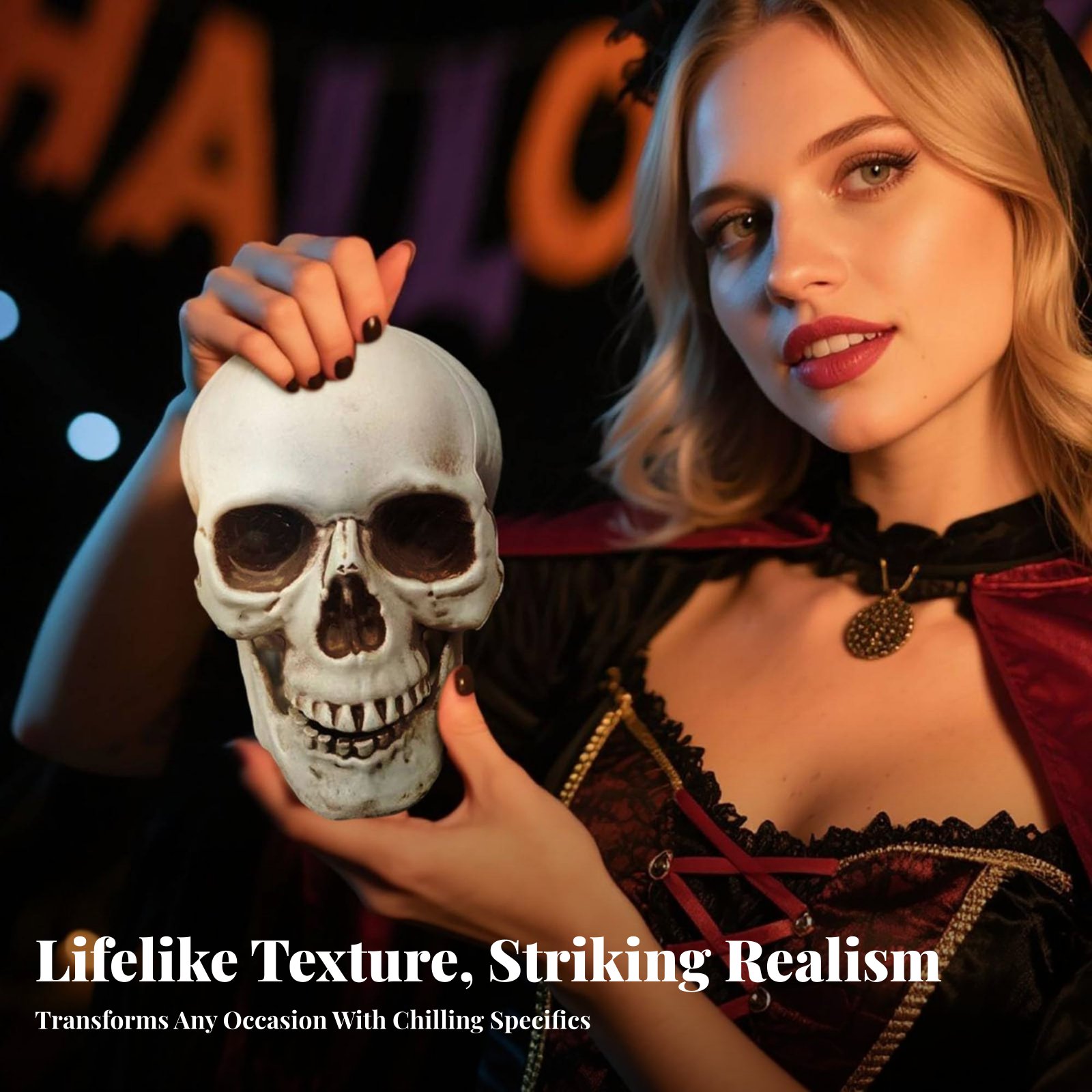 Realistic Skull Model Horror T - Lighting Decoration For Home recensione e prezzo