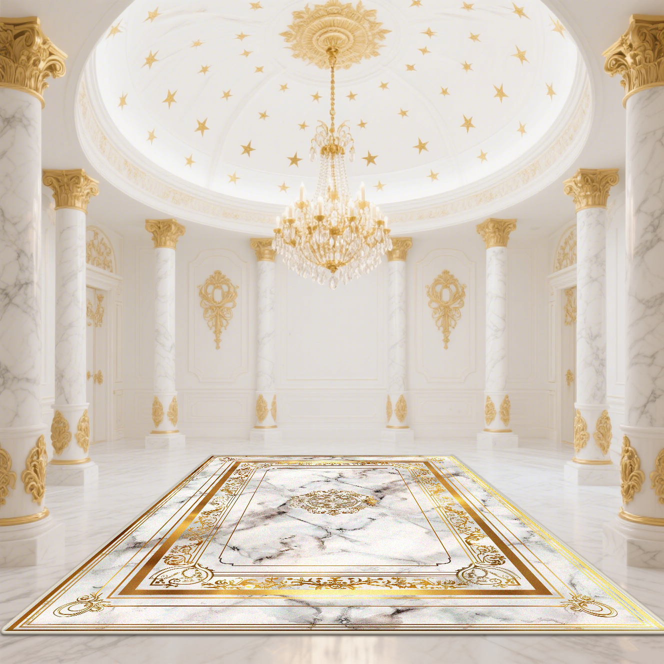 Modern White Gold Marble Patte - Home Decor Lighting Wholesale recensione e prezzo