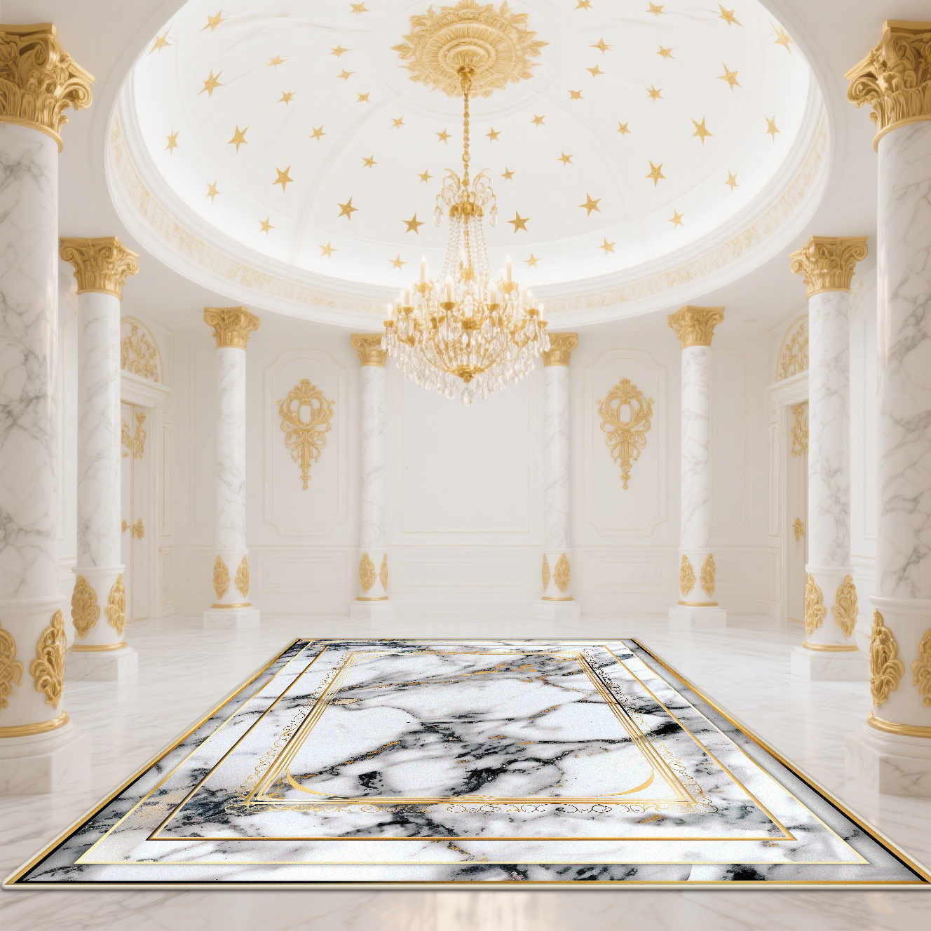 Modern White Gold Marble Patte - Home Decor Lighting Wholesale recensione e prezzo