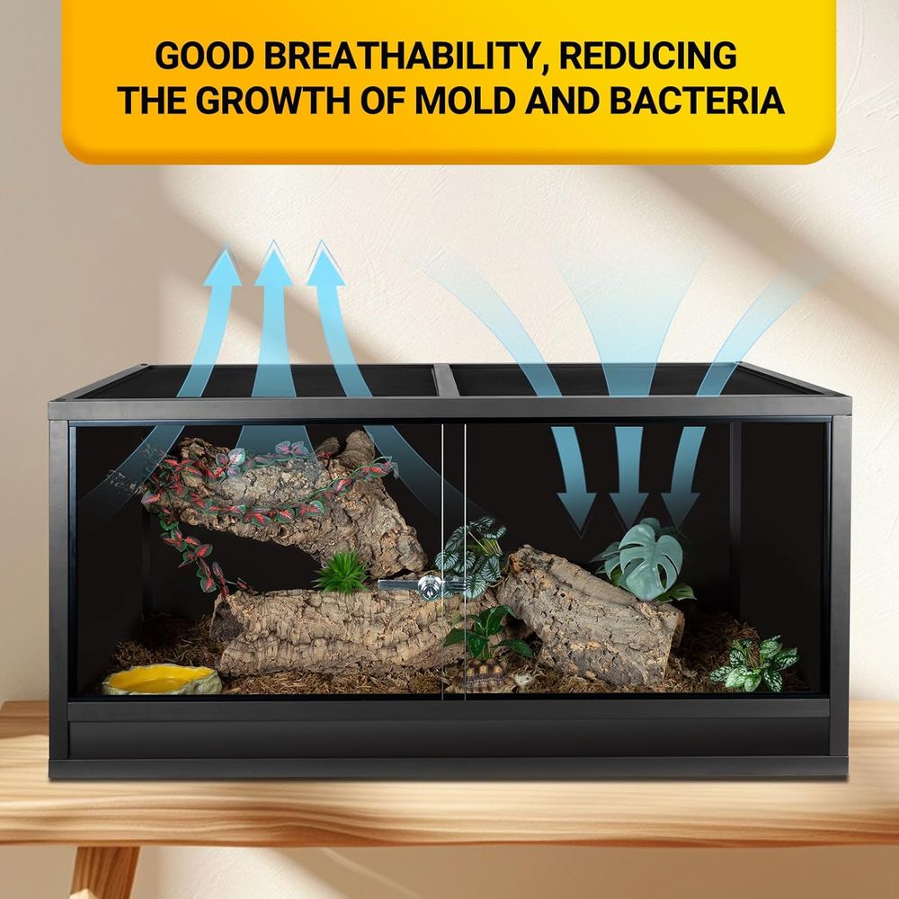 Reptile Enclosure 48x24x24 inc - Gecko Lighting & Decor recensione e prezzo