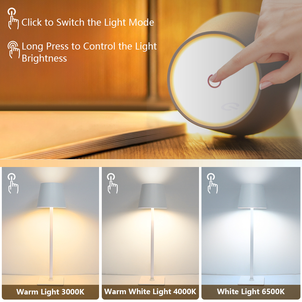 LED Rechargeable Desk Light Wi - Decor Lighting Lamps recensione e prezzo